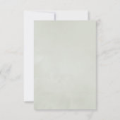 Eucalyptus Geometric Baby shower Bedankkaart (Achterkant)