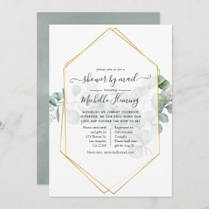 Eucalyptus Geometric Baby shower by Mail Kaart