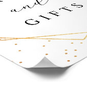 Eucalyptus Geometric Gold Foil WeddenSign Poster (Hoek)