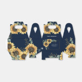 Eucalyptus Geometric Sunflower Vrijgezellenfeest Bedankdoosjes (Uitgevouwen)