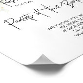 Eucalyptus Gereserveerde Ouders van de Bruid Achte Poster (Hoek)