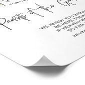 Eucalyptus Gereserveerde Ouders van de Bruidegom A Poster (Hoek)