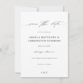 Eucalyptus Gloed Foto Opslaan Datum 2 Save The Date (Achterkant)