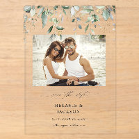 Eucalyptus Glow Foto Save the Date