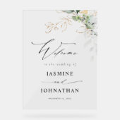 Eucalyptus Glow Gold Mariage Bienvenue 4 (Recto)