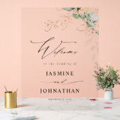 Eucalyptus Glow Gold Mariage Bienvenue 4 (Mariage)