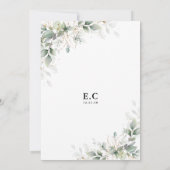 Eucalyptus Gold Bridal Show Invitation (Dos)