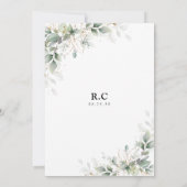 Eucalyptus Gold Bridal Show Invitation (Dos)