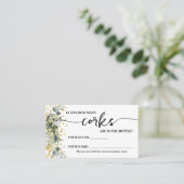 Eucalyptus Gold Combien de Corks Douche Carte de j (Debout devant)