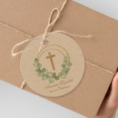 Eucalyptus Gold Cross-Commune Bedankjes Labels