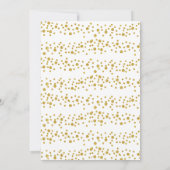 Eucalyptus Gold Foil Lijst Hallo World Baby Aankondiging (Achterkant)