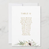 Eucalyptus Gold Geometric Table Number (Voorkant)