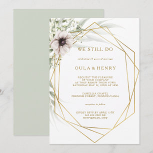 Eucalyptus Gold Geometric We doen nog steeds gelof Kaart