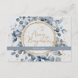 Eucalyptus Gold Glitter Code 01 - RSVP 4 Informatiekaartje