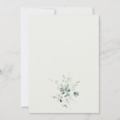 Eucalyptus Gold Leaves Cross First Community Kaart (Achterkant)