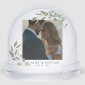 Eucalyptus Gold Sage Vert Mariage Couple (Arrière)