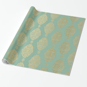  EUCALYPTUS GOLD WRAPPEPAPIER VAN LUXE CADEAUPAPIER