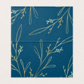 Eucalyptus Golden Garden Flora Mariage Cartes de t (Intérieur déplié)