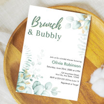 Eucalyptus Goud Brunch & Bubbly Bruidsfeest