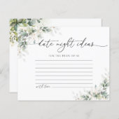 Eucalyptus Goud Vrijgezellenfeest Datum Nachtideeë (Voorkant / Achterkant)