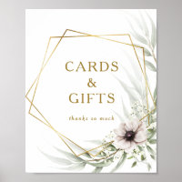 Eucalyptus Gouden Geometrische Kaarten en Cadeaus