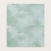 Eucalyptus Green Cartes de Place (Intérieur déplié)