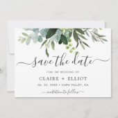 Eucalyptus Green Foliage Enregistrer la carte de d (Devant)