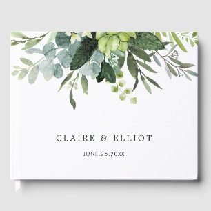 Eucalyptus Green Foliage Weddenschap Gastenboek