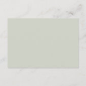 Eucalyptus Green Foliage Wishing Good with QR Code Informatiekaartje (Achterkant)