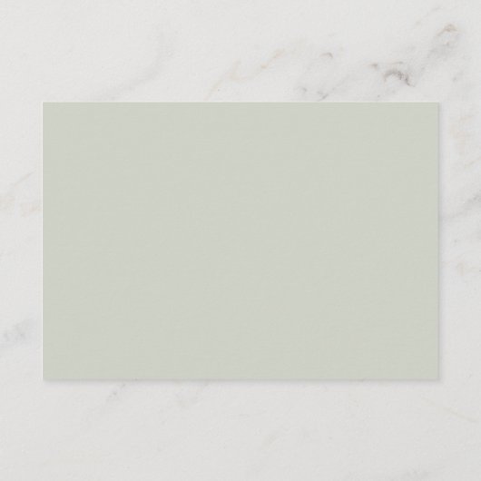 Eucalyptus Green Foliage Wishing Good with QR Code Informatiekaartje (Achterkant)