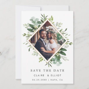 Eucalyptus Green Foliage Wreatfoto Save The Date