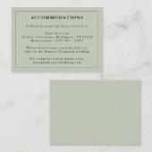 Eucalyptus Green Hotel Accommodatie Information Informatiekaartje (Voorkant / Achterkant)