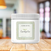 Eucalyptus Green Product Label Sticker