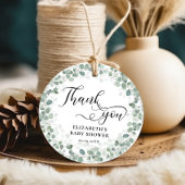 Eucalyptus Greenery Baby shower Hartelijk dank Bedankjes Labels