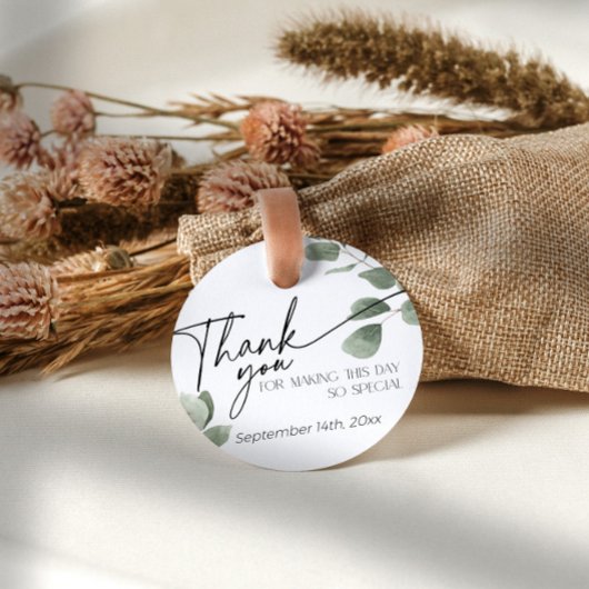 Eucalyptus Greenery Bedankt Sage Green Bedankjes Labels