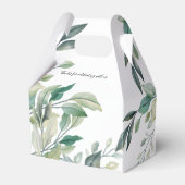 Eucalyptus Greenery Beer Couples Baby shower Bedankdoosjes (Achterkant)