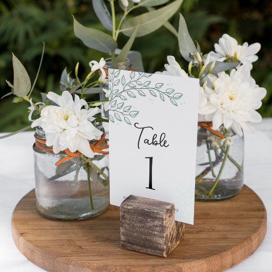 Eucalyptus Greenery Boho Elegante Tafel Kaart