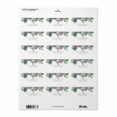 Eucalyptus Greenery Botanical Modern Etiket (Full Sheet)