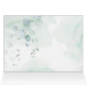 Eucalyptus Greenery Botanical Weddenschap Bedankt (Binnen Horizontaal (Boven))