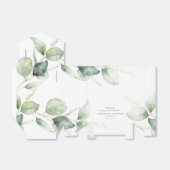 Eucalyptus Greenery Botanical Wedding Bedankdoosjes (Uitgevouwen)