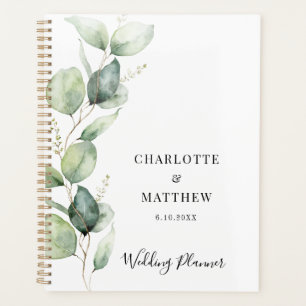 Eucalyptus Greenery Botanical Wedding Planner