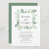 Eucalyptus Greenery Botanicals Weddenschap (Voorkant / Achterkant)