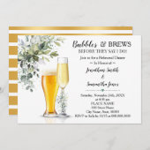 Eucalyptus greenery bubbles & brews rehearings kaart (Voorkant / Achterkant)