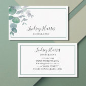 Eucalyptus Greenery Consultant Carte de visite