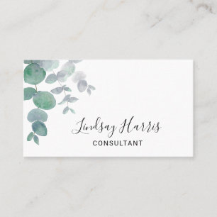 Eucalyptus Greenery Consultant Visitekaartje