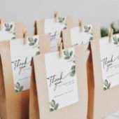 Eucalyptus Greenery Dank u Bruidsgeschenk Bedankjes Labels
