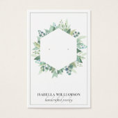  Eucalyptus Greenery die Display Kaarten veroudert Visitekaartje (Voorkant)