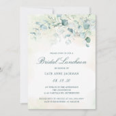 Eucalyptus Greenery Elegant Bridal Kaart (Voorkant)