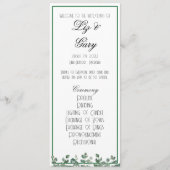 Eucalyptus Greenery Elegant minimalistisch program Programma (Voorkant)