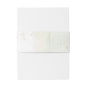 Eucalyptus Greenery Elegant Wedding Uitnodigingen Wikkel (Achterkant Voorbeeld)